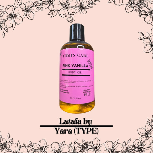 Pink Vanilla Body Oil